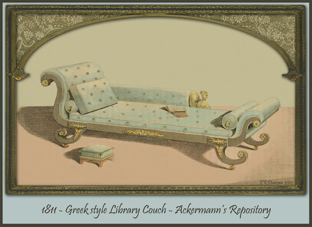 Regency chaise lounge