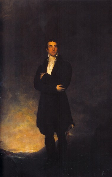 Portrait of a brooding Duke of Wellington